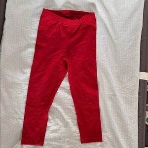 Cat & Jack Red Girls' Stretch Leggings